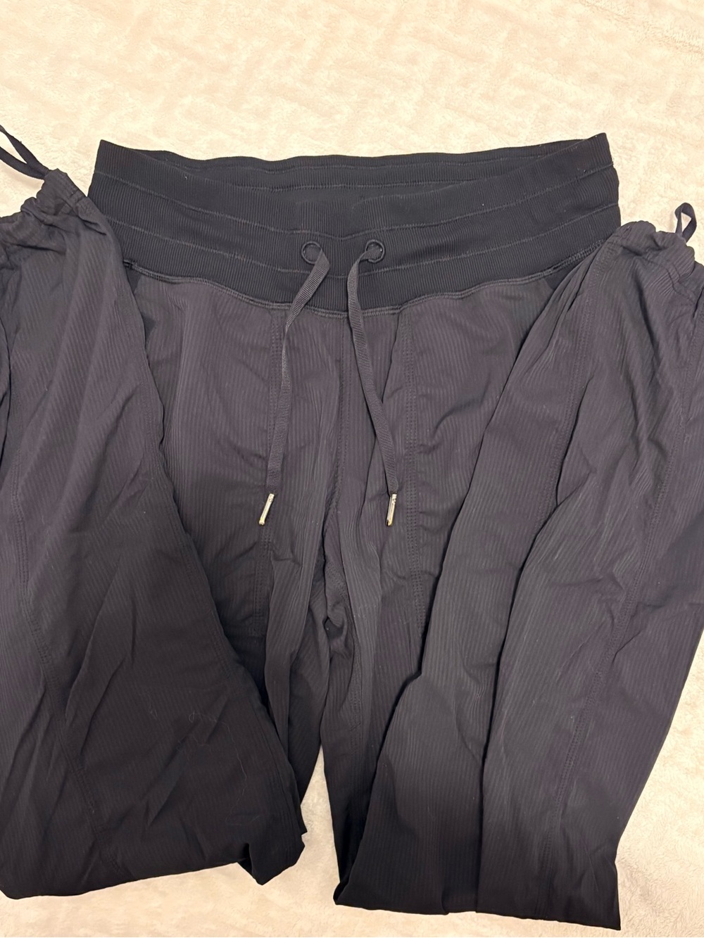 lululemon black studio dance pants
